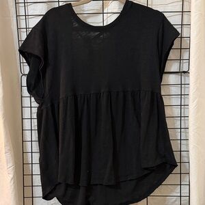 American Eagle Black open back Top